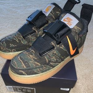 Size 5Y/6.5W Air Force 1 Low Carhartt Utility